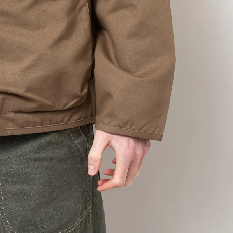 Universal Works Parachute Liner Jacket Khaki Brushed Polytech-9