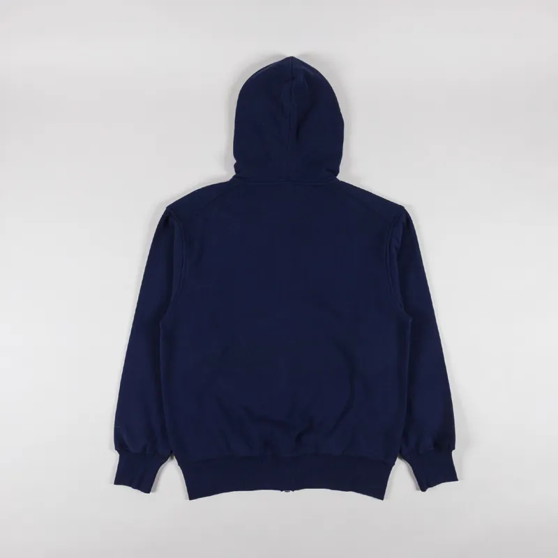 Universal Works New York Hoodie Navy-1