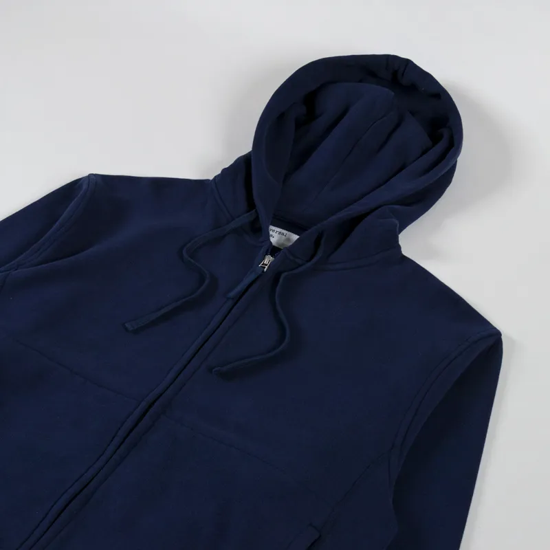 Universal Works New York Hoodie Navy-2