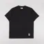 Universal Works Core T Shirt Black Single Jersey