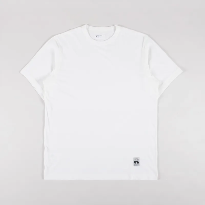 Universal Works Core T Shirt Ecru Single Jersey