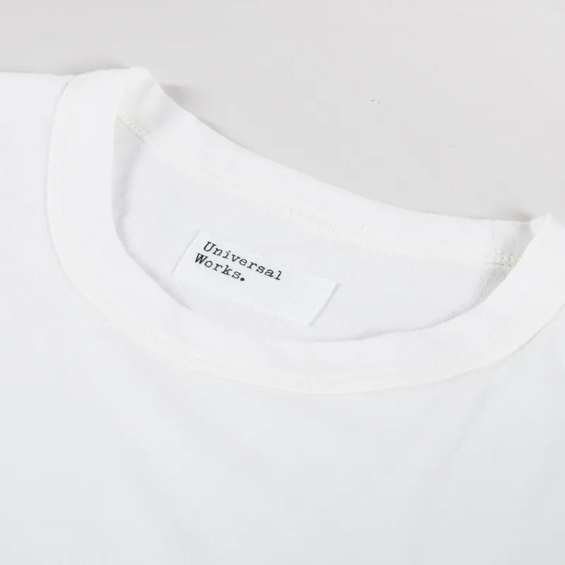 Universal Works Core T Shirt Ecru Single Jersey-2