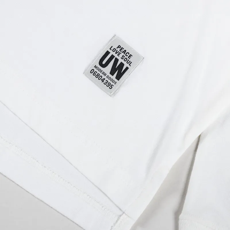 Universal Works Long Sleeve Core T Shirt Ecru Single Jersey-4