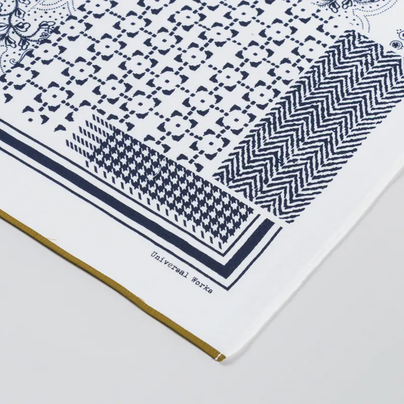 Universal Works Single Jersey Neckerchief Ecru-2