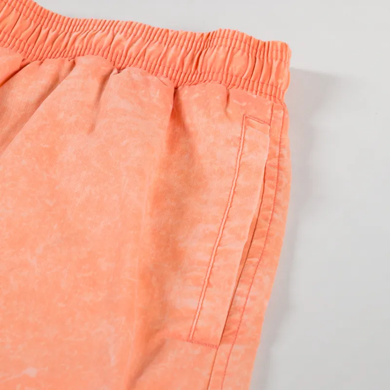 Patta Basic Acid Wash Swim Shorts Melon-5