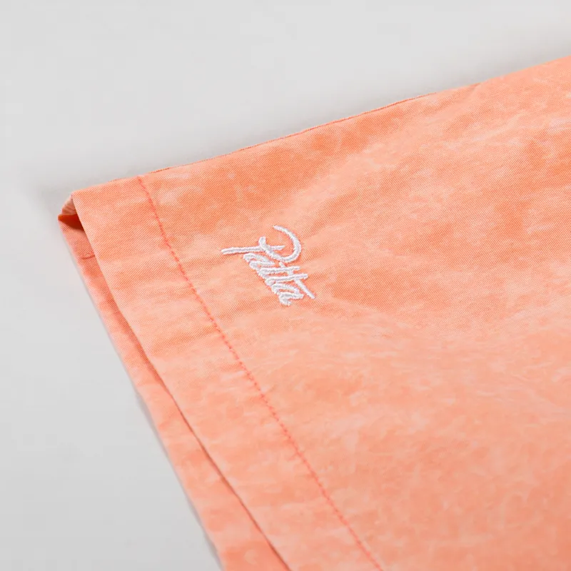 Patta Basic Acid Wash Swim Shorts Melon-6