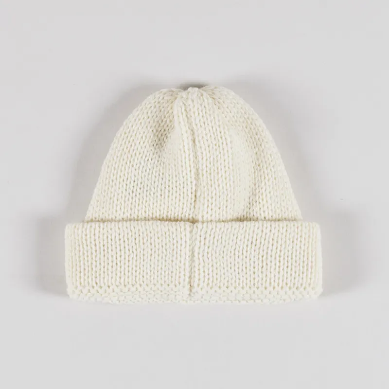 Universal Works Short Watch Cap Ecru British Wool-1