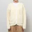 Universal Works Womens Zip Liner Jacket Ecru Galaxy Fleece