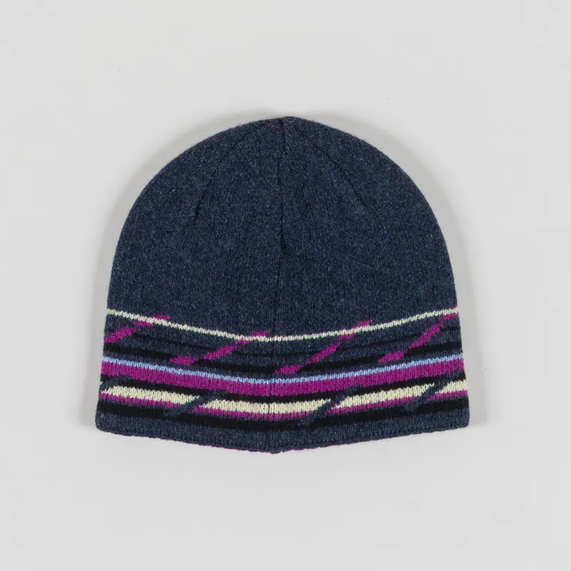 Patagonia Cinder Beanie Mountain Minded Geo Smolder Blue-1