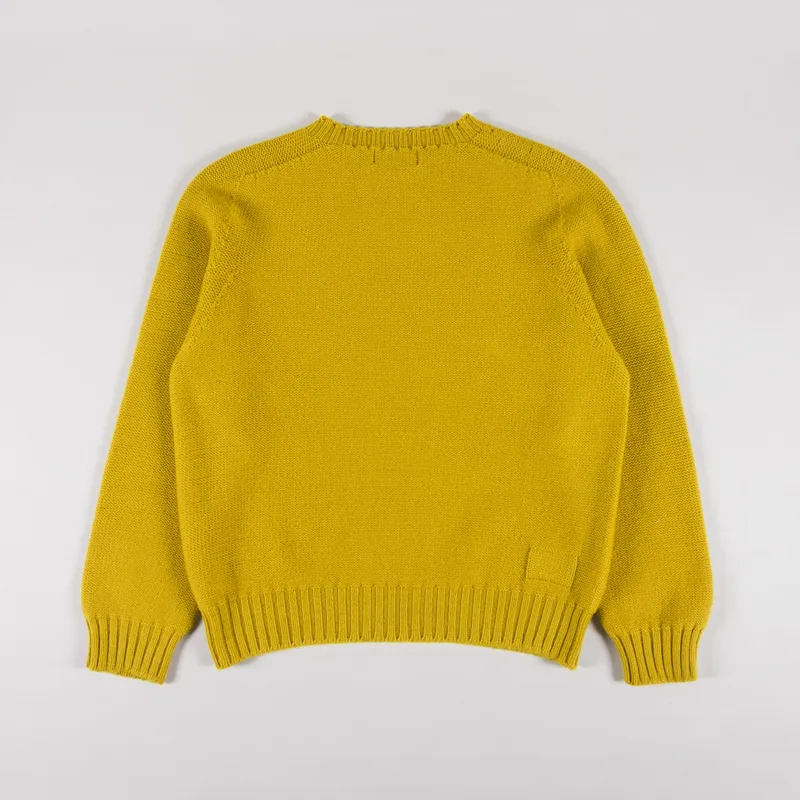 Universal Works Seamless Crew Gold Shetland Wild-1