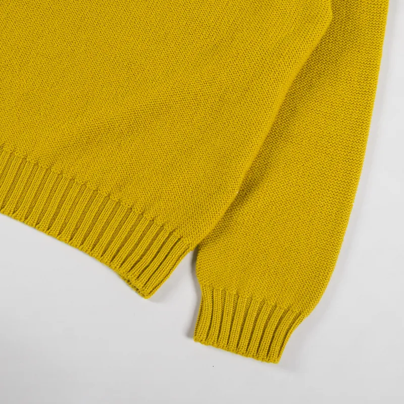 Universal Works Seamless Crew Gold Shetland Wild-6