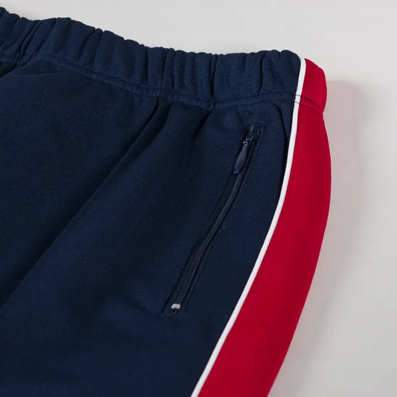 Patta Tricot Straight Track Pants Black Iris-6