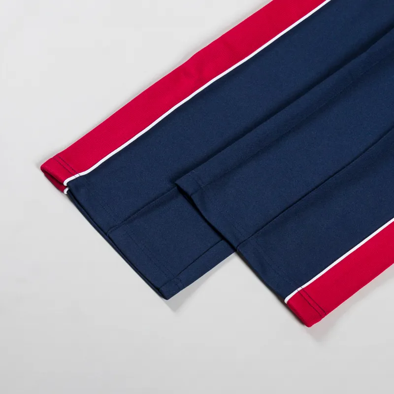 Patta Tricot Straight Track Pants Black Iris-5