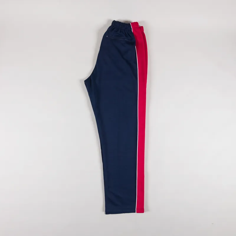 Patta Tricot Straight Track Pants Black Iris-2