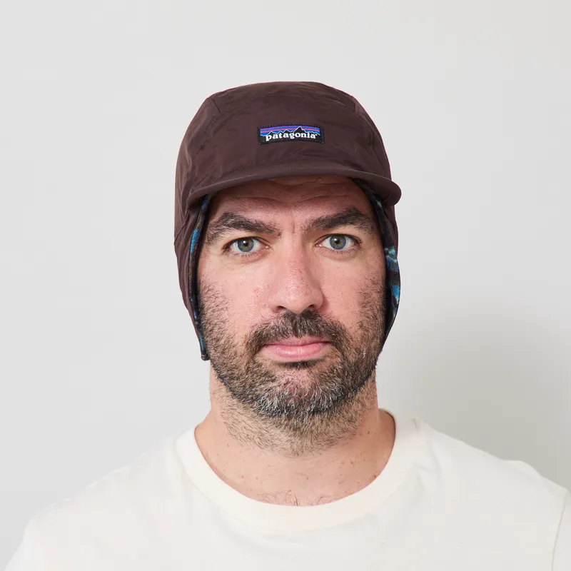 Patagonia Isthmus Earflap Cap Den Brown-3