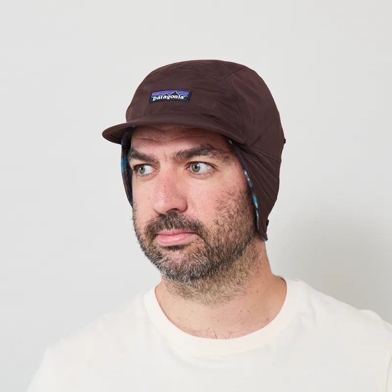 Patagonia Isthmus Earflap Cap Den Brown-1