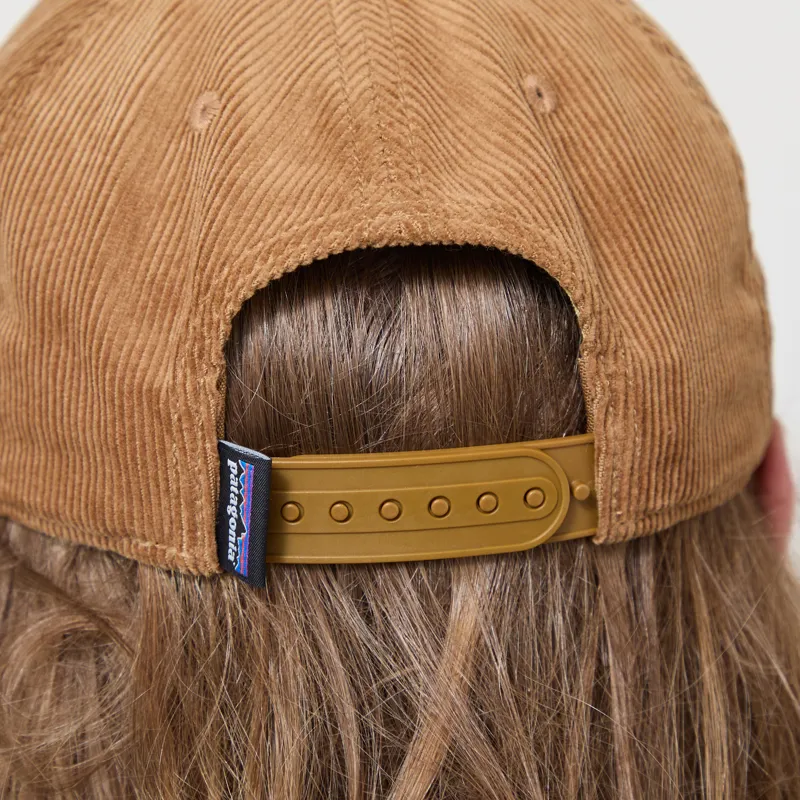 Patagonia Corduroy Cap '95 Oval Logo Coriander Brown-4