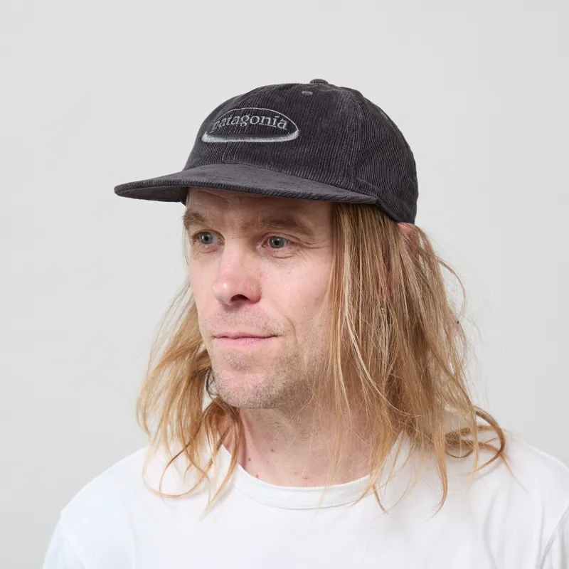 Patagonia Corduroy Cap '95 Oval Logo Ink Black