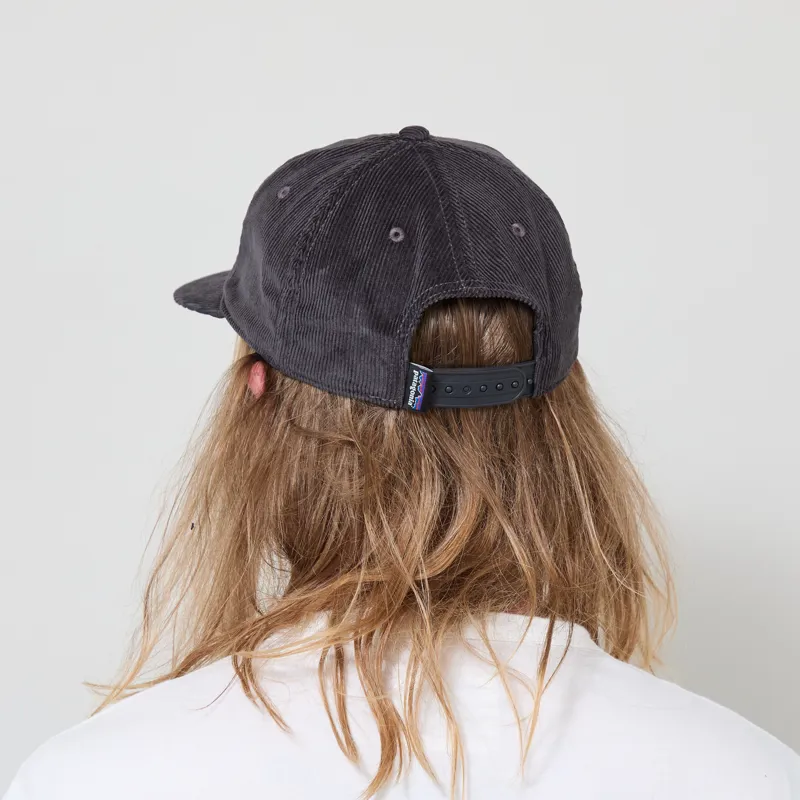 Patagonia Corduroy Cap '95 Oval Logo Ink Black-3