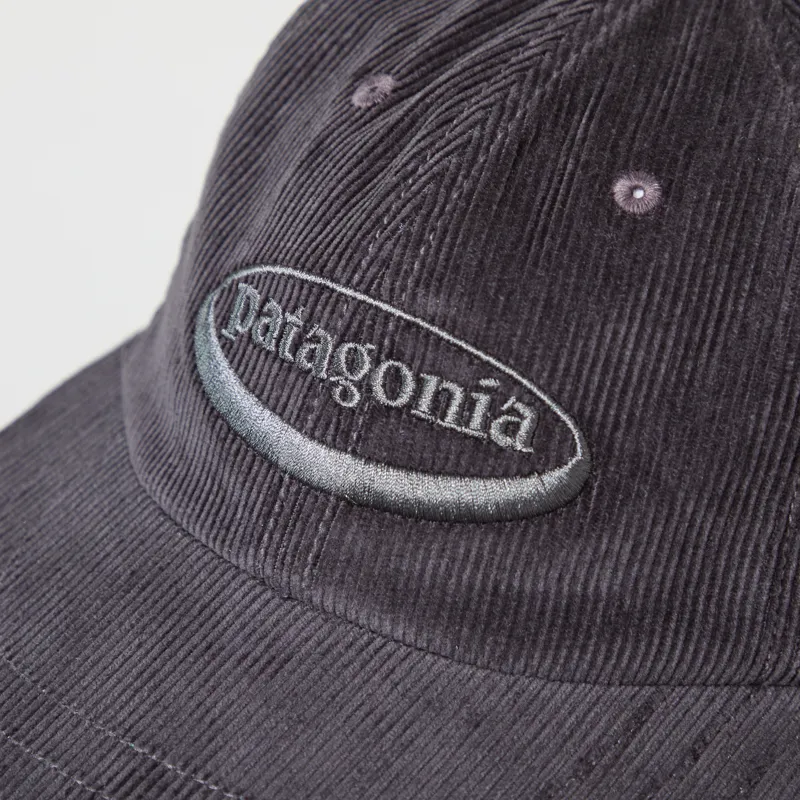 Patagonia Corduroy Cap '95 Oval Logo Ink Black-1