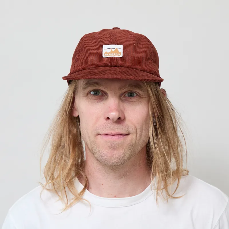 Patagonia Corduroy Cap '73 Skyline Logo Dried Vanilla-2