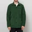 Universal Works Bakers Overshirt Work Green Organic Fine Cord