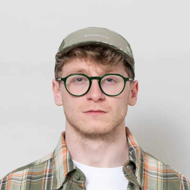 Patagonia Ultralightweight Ridge Hat Sand Waves Caper Green-1