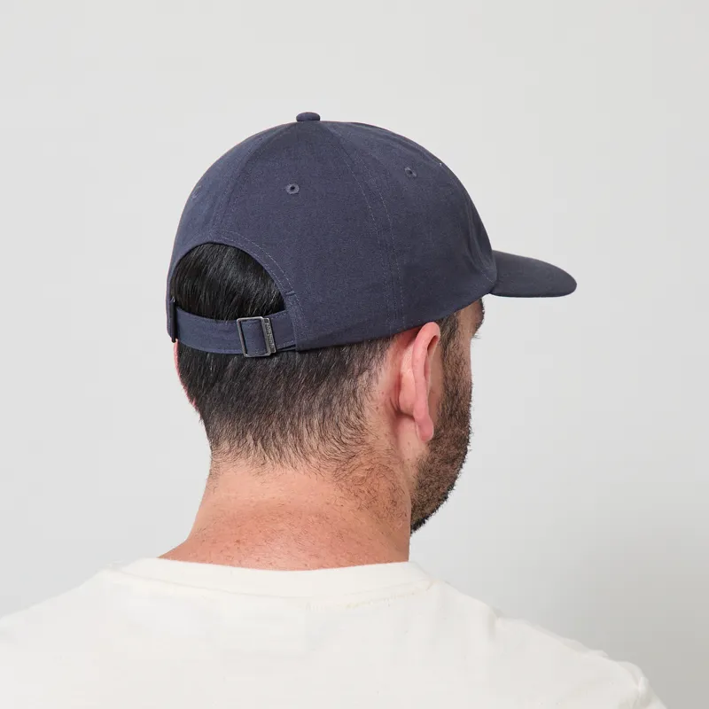 Patagonia Graphic Trad Cap Text Logo Smolder Blue-2