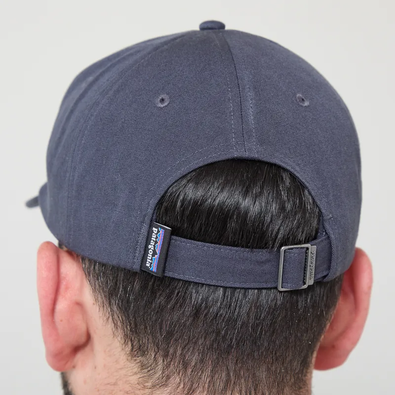 Patagonia Graphic Trad Cap Text Logo Smolder Blue-3