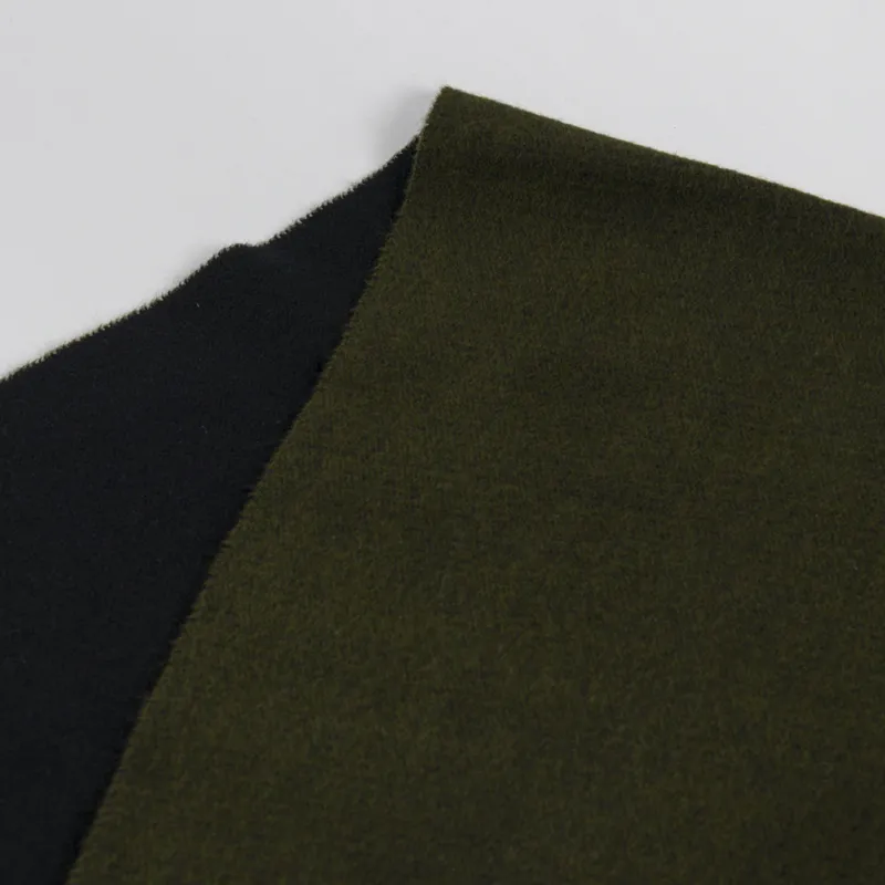 Universal Works Double Sided Scarf Green Black-2