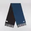Universal Works Double Sided Scarf Light Blue Brown