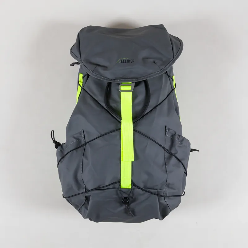 Elliker Wharfe Flap Over Backpack 22L Grey Neon