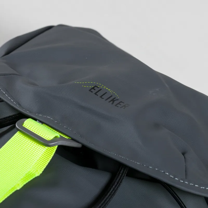 Elliker Wharfe Flap Over Backpack 22L Grey Neon-13