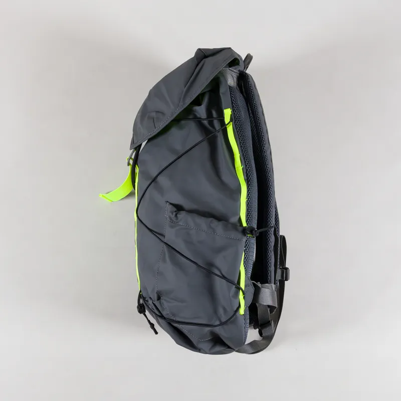 Elliker Wharfe Flap Over Backpack 22L Grey Neon-1