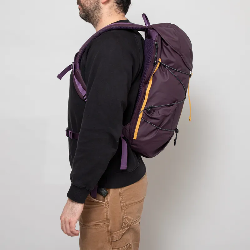 Elliker Wharfe Flap Over Backpack 22L Purple-5
