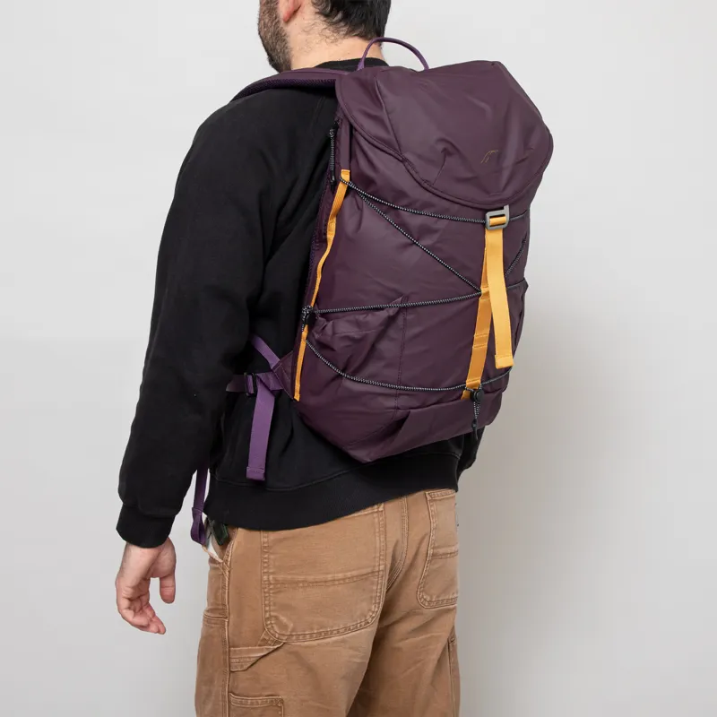 Elliker Wharfe Flap Over Backpack 22L Purple-4