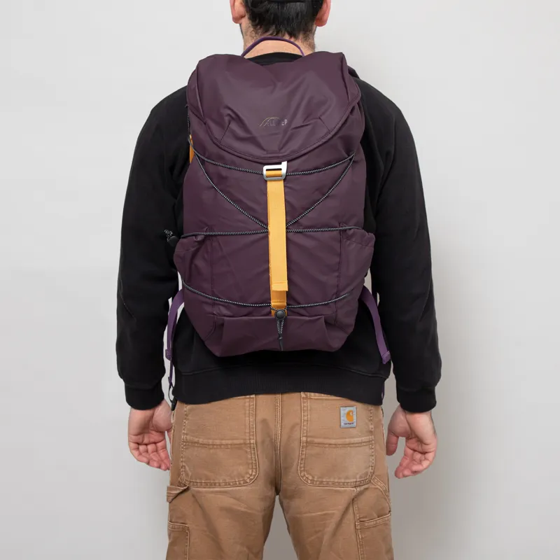 Elliker Wharfe Flap Over Backpack 22L Purple-2