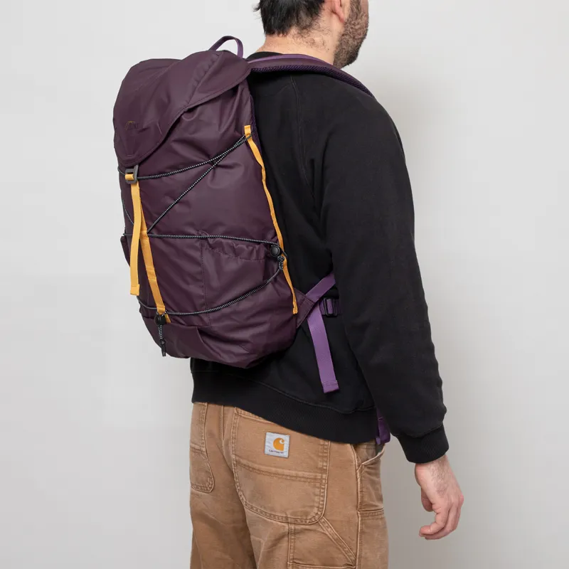 Elliker Wharfe Flap Over Backpack 22L Purple-7