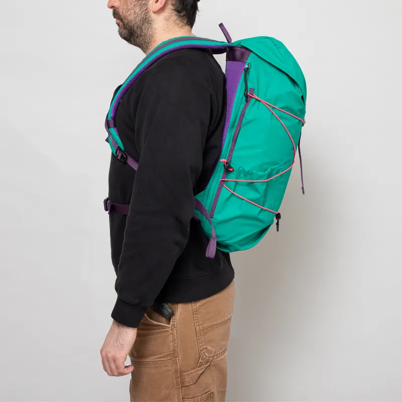 Elliker Wharfe Flap Over Backpack 22L Teal-4