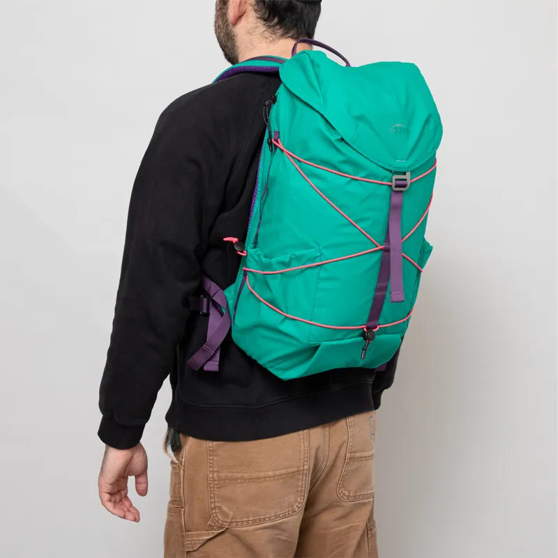 Elliker Wharfe Flap Over Backpack 22L Teal-3