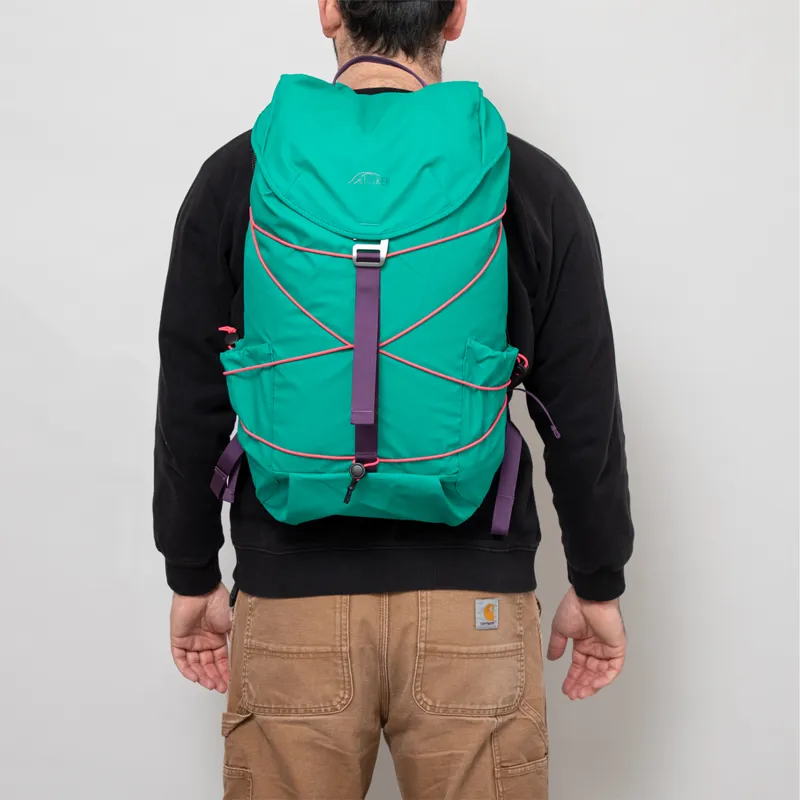 Elliker Wharfe Flap Over Backpack 22L Teal-2