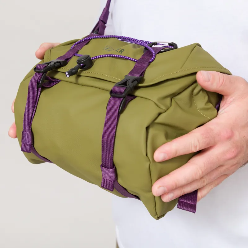 Elliker Oaken Handlebar Crossbody Bag Khaki-7