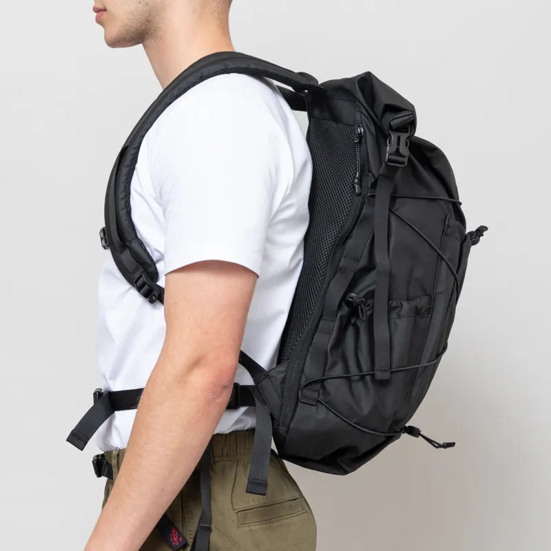 Elliker Buckden Roll Top Backpack 24/35L Black-1