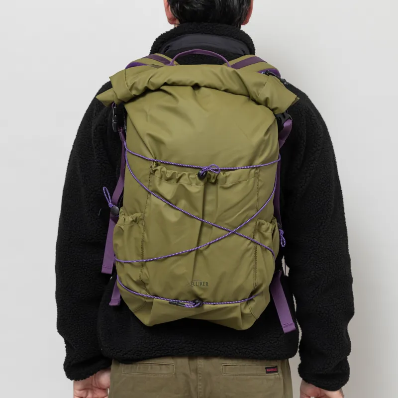 Elliker Buckden Roll Top Backpack 24/35L Khaki