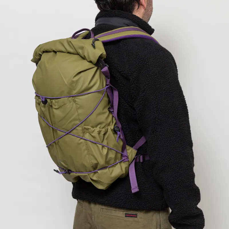 Elliker Buckden Roll Top Backpack 24/35L Khaki-5