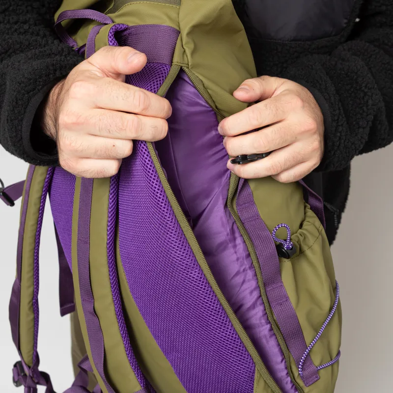 Elliker Buckden Roll Top Backpack 24/35L Khaki-6