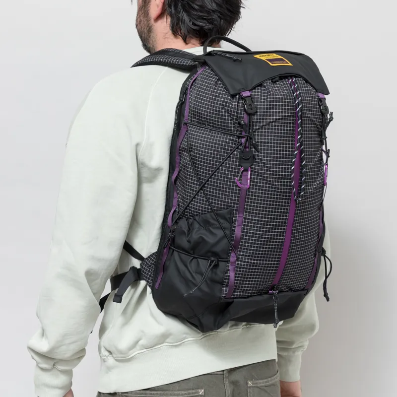 Elliker x Hikerdelic Cautley Flap Over Backpack Black-1