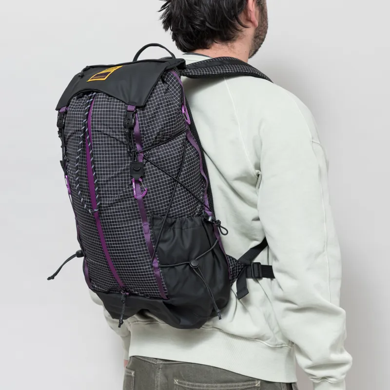 Elliker x Hikerdelic Cautley Flap Over Backpack Black-3