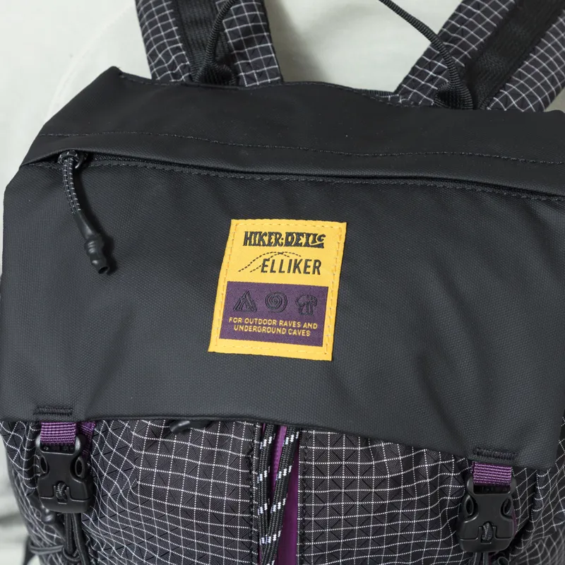 Elliker x Hikerdelic Cautley Flap Over Backpack Black-10