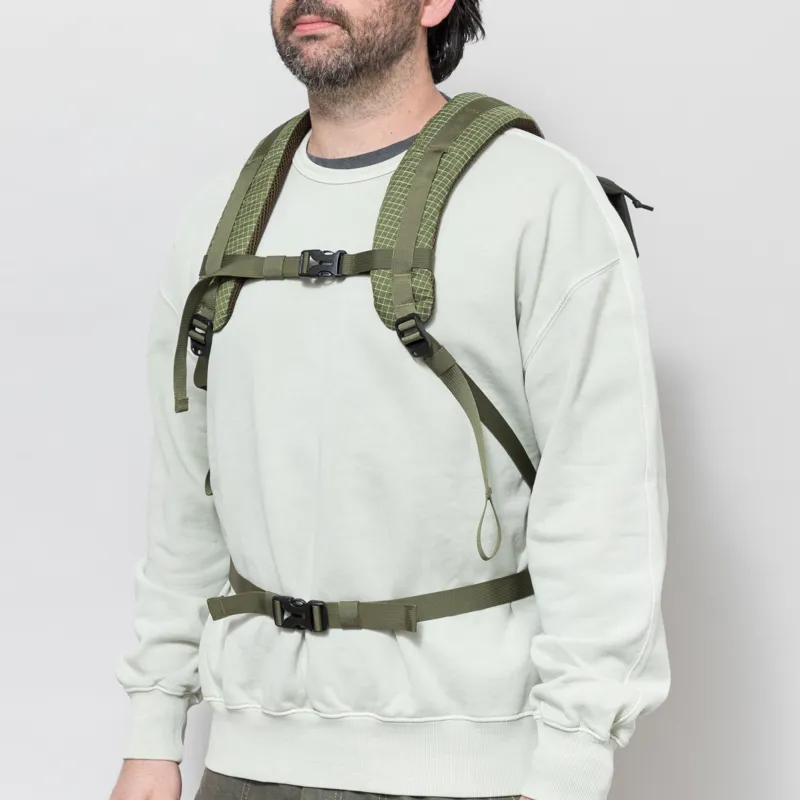 Elliker x Hikerdelic Cautley Flap Over Backpack Green Yellow-2